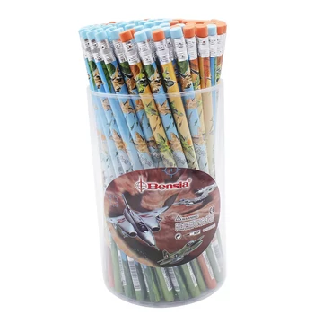 Ico: Bensia repülő mintás grafitceruza radírral többféle változatban 1db