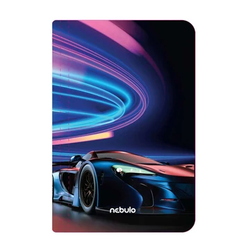 Nebulo: Gumis mappa A/4-es méret Neon autó