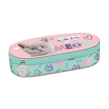 My Little Friend cicás ovális tolltartó PC01 23x9,5x6cm