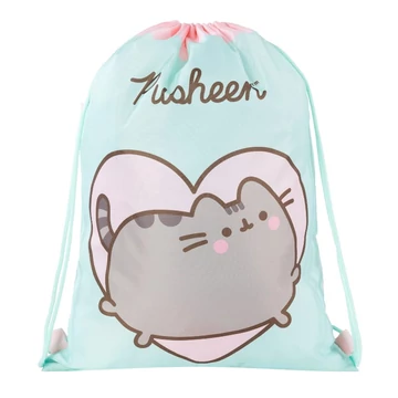 Pusheen menta tornazsák, sportzsák 34x43cm