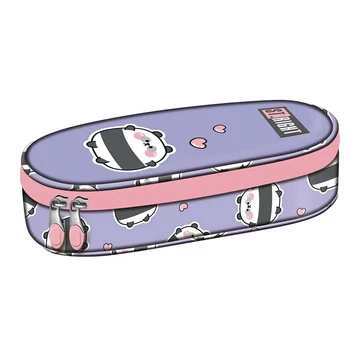 St.Right Happy Panda panda macis ovális tolltartó PC01 23x9,5x6cm