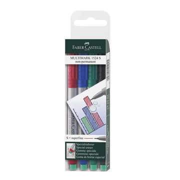 Faber-Castell: Multimark fóliafilc szett S – 4 db