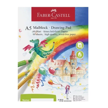 Faber-Castell: Rajzfüzet A5-ös 100 ív 80g