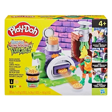 Play-Doh: Tini Ninja Teknőcök Slice and blast pizza játékkészlet - Hasbro