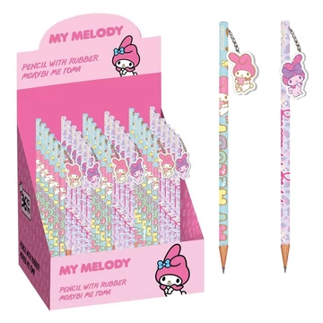 Luna: Hello Kitty My Melody grafitceruza radírral, kétféle változatban 1db