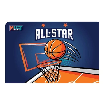 Luna: Must Team Kosárlabda mintás asztali könyöklő 43x29cm
