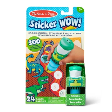 Melissa&Doug: Sticker WOW! Matrica pecsételő – Dinó – Spin Master