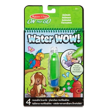 Melissa&Doug: Water WOW! Rajzolás vízzel - Állatok – Spin Master