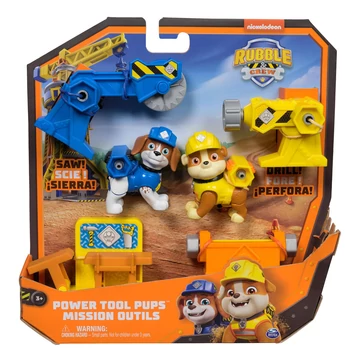 Mancs őrjárat: Rubble és csapata Wheeler és Rubble kutyusok eszközökkel - Spin Master