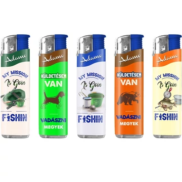 Horgászat és vadászat mintás öngyújtó 187368