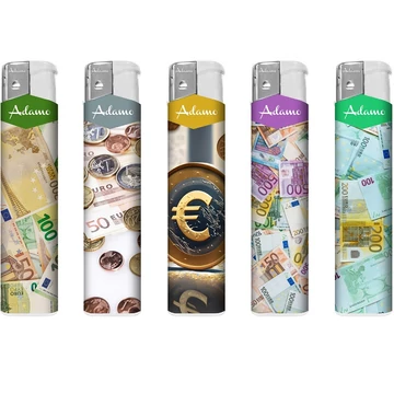 Skinny euro mintás öngyújtó 50db-os kiszerelésben 189326