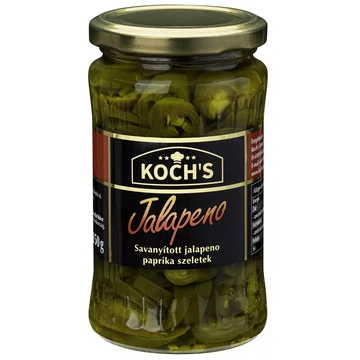 Koch's savanyított jalapeno paprika szeletek 350g
