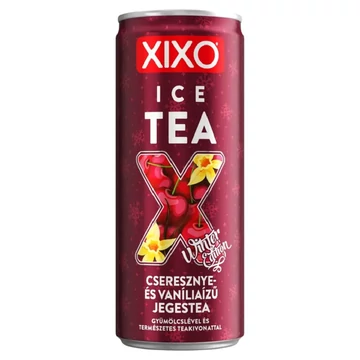 Xixo winter edition Ice Tea cseresznye-vanília jegestea 0,25L - csak egyedi szállítással vagy személyes átvétellel