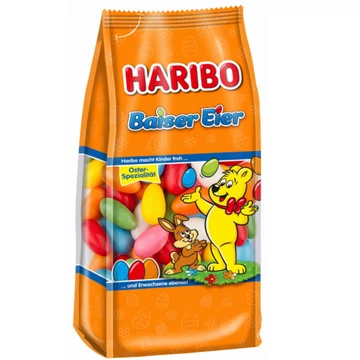 Haribo baiser eier gyümölcsízű habosított gumicukorka drazsé 250g