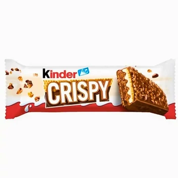 Kinder Crispy tejcsokoládéval bevont ropogós ostya töltelékkel 34 g