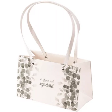 Anyáknapi ajándéktasak nagyon sok szeretettel felirattal 22x10,5x13,5cm