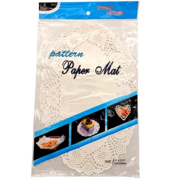 Tortacsipke ovális alakú 21x32cm 12db-os kiszerelésben 72539