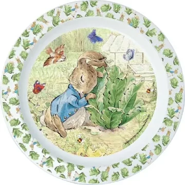 Műanyag lapostányér Nyúl Péter QP2244