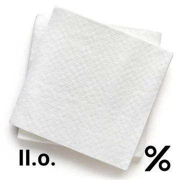 Gasztro csökkentett minőségű éttermi szalvéta 1/4 1rétegű 2880db