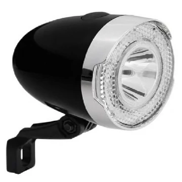 Led klasszikus elemes első kerékpárlámpa 0,5W 44100030BK