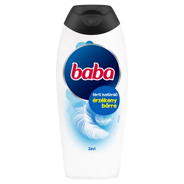 Baba érzékeny férfi 3in1 tusfürdő 400ml