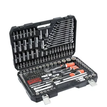 YATO Dugókulcs klt. 216 részes 1/2 col: 10-32 mm, 1/4 col: 4-14 mm, 3/8 col: 10- (Yt-38841)