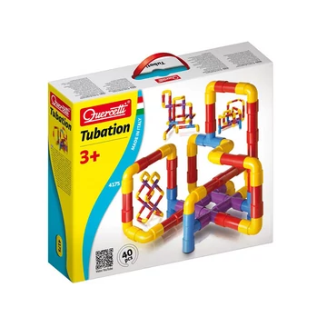 Quercetti: Tubation csőépítő játék szett 40 db-os