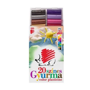 ICO: SÜNI színes gyurma 20 színnel 400gr