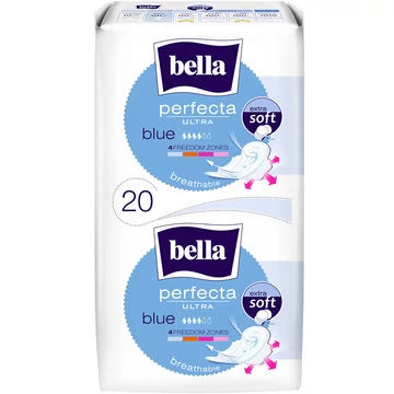 Bella egészségügyi betét perfecta blue 10+10db