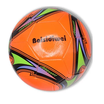 Neon színű műbőr focilabda többféle változatban 23cm