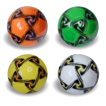 Műbőr focilabda ötszög mintával többféle színben 23cm 1db
