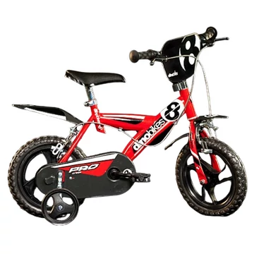 Pro piros színű gyerek bicikli 12-es méretben - Dino Bikes kerékpár