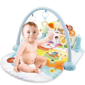 PianoGym Állatos bébi játszószőnyeg zongorával