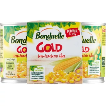 Bonduelle Gold morzsolt csemegekukorica 2x170 g