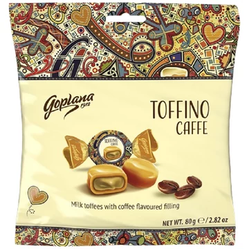 Goplana Toffino Café karamell, kávés töltelékkel 80 g