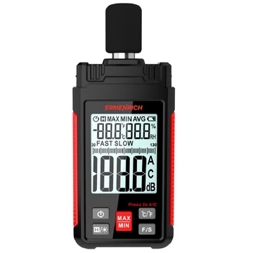 Ermenrich Seek DS20 digitális hangszintmérő (zajszintmérő, decibelmérő) - 82994