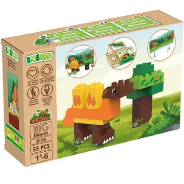 Stegosaurus | építőjáték | 20 db építőkocka | BiOBUDDi BB-0186