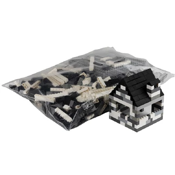 Házak | többszínű építőkocka készlet | 1000 db építőkocka | Q-BRiCKS®