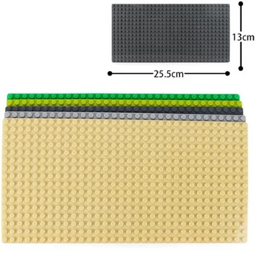 WANGE® 8805 | építőjáték alaplap | 16x32 bütyök  - Több színben - fekete