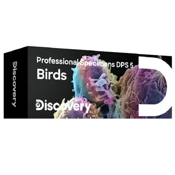 Discovery Prof DPS 5 mikropreparátum mintakészlet. „Madarak” mikroszkópokhoz - 78414