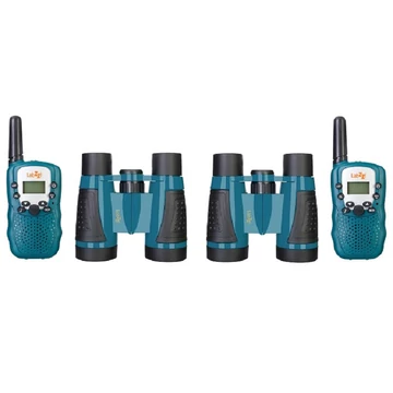 Levenhuk LabZZ WTT10 kék walkie-talkie és kétszemes távcső készlet - 79902