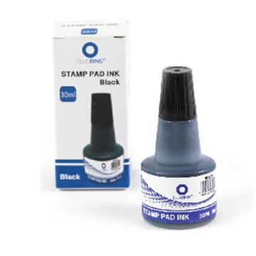 Bluering bélyegző festék 30 ml fekete 321590