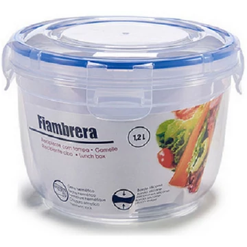 Kerek patentzáras ételtároló 1200ml DÜ340