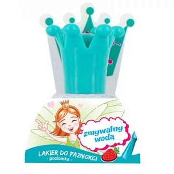 Vízzel lemosható gyermek körömlakk kék színben 5ml