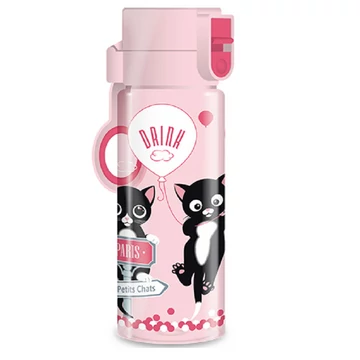 Think-Pink Párizsban cseppmentesen záródó rózsaszín kulacs 475ml