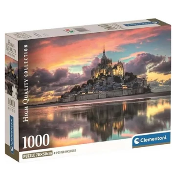 A csodálatos Mont Saint-Michel HQC 1000db-os puzzle poszterrel - Clementoni