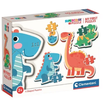 Dinoszauruszok 4 az 1-ben bébi puzzle 2-3-4-5db-os - Clementoni
