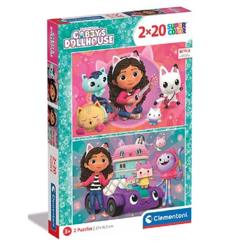 Gabi babaháza Supercolor 2x20db-os puzzle - Clementoni