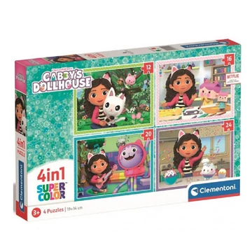 Gabi babaháza Supercolor 4 az 1-ben puzzle - Clementoni