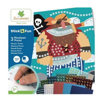 Stick'N Fun mozaikkép készítő készlet - Kalózok